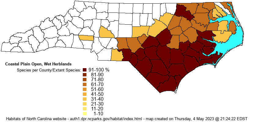 Habitats of North Carolina