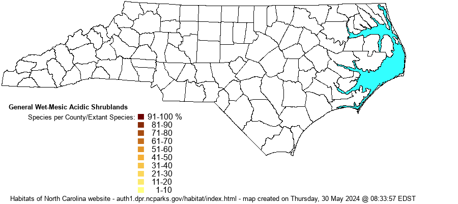 Habitats of North Carolina